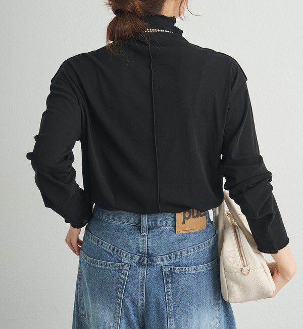  「【25AW新色登場！】コットンシアーハイネックカットソー」|Tシャツ・カットソー|