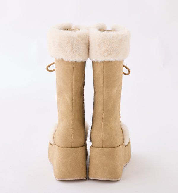  「マイナス３キロレースアップムートンブーツ」|その他|