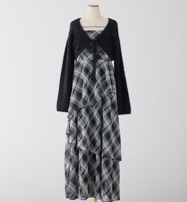  「ボレロセットイレヘムワンピース」|ワンピース|