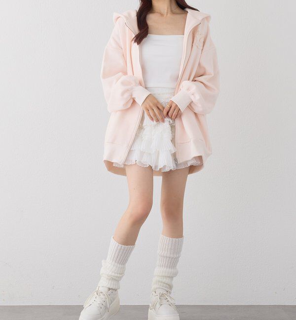  「ロゴグリッターパーカー」|プルオーバー|