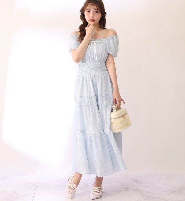  「チュールフリルリボンバニティバッグ」|ショルダー・メッセンジャー|