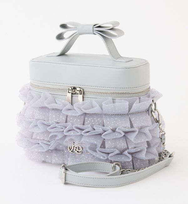  「チュールフリルリボンバニティバッグ」|ショルダー・メッセンジャー|