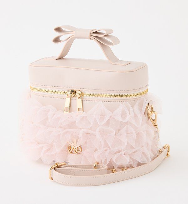 「チュールフリルリボンバニティバッグ」|ショルダー・メッセンジャー|
