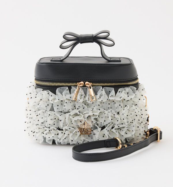  「チュールフリルリボンバニティバッグ」|ショルダー・メッセンジャー|
