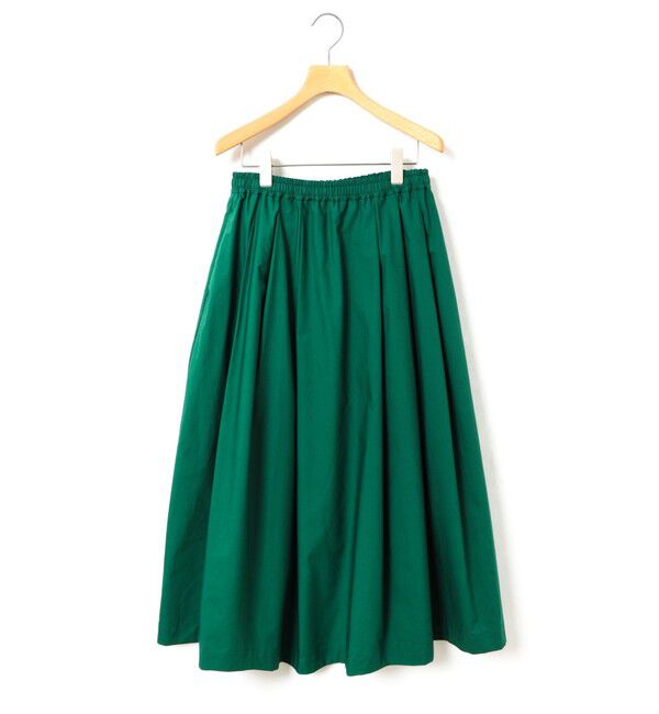 MARMARMAR「MARMARMAR  タックボリュームコクーンスカート」|スカート|グリーン