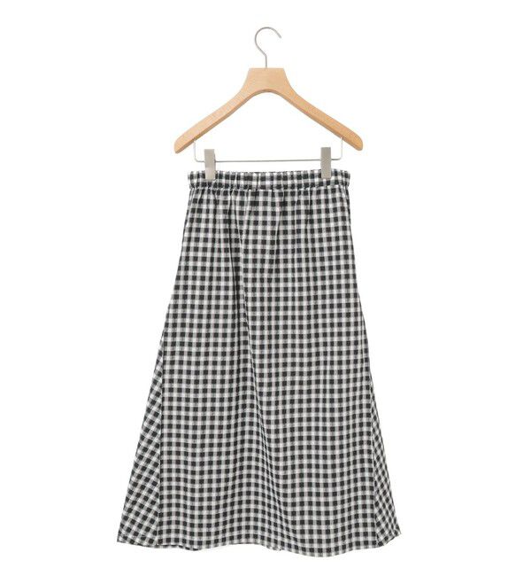 MidiUmi「MidiUmi シアサッカーチェックスカート」|スカート|