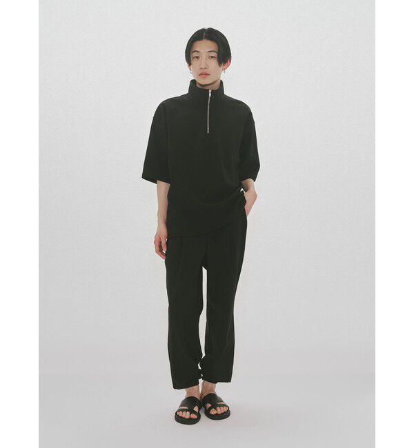 MIDIUMISOLID「MIDIUMISOLID Men&rsquo;s ハーフジップワイドプルオーバー」|Tシャツ・カットソー|