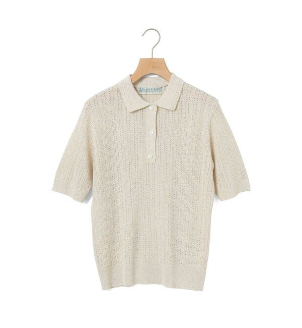 MidiUmi「MidiUmi ニットポロシャツプルオーバー」|ニット・セーター|キナリ