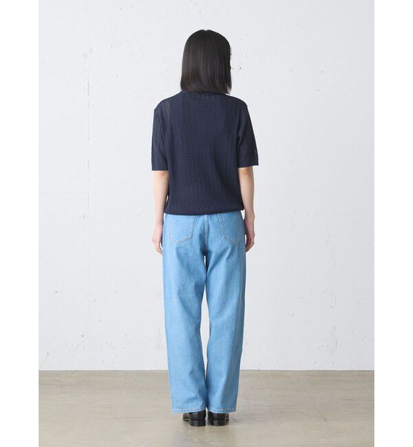 MidiUmi「MidiUmi ニットポロシャツプルオーバー」|ニット・セーター|