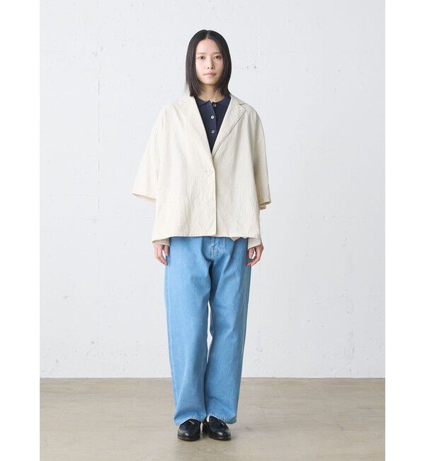 MidiUmi「MidiUmi ニットポロシャツプルオーバー」|ニット・セーター|