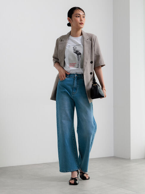 Te chichi「マリリンモンローモノクロフォトTシャツ」|Tシャツ・カットソー|