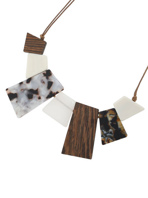 Te chichi「トラペイドモチーフコードネックレス」|ネックレス|