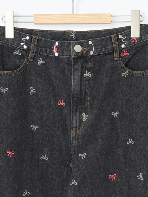 Samansa Mos2「【M/Lサイズ】ホックタックデニムパンツ」|その他|