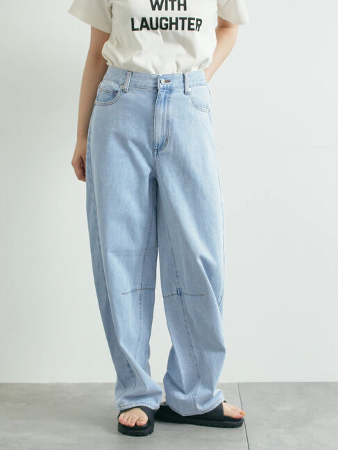 SM2「デニムバレルパンツ」|その他|サックスブルー