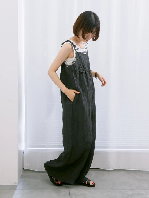 Samansa Mos2 blue「◎アソートリブタンク」|Tシャツ・カットソー|