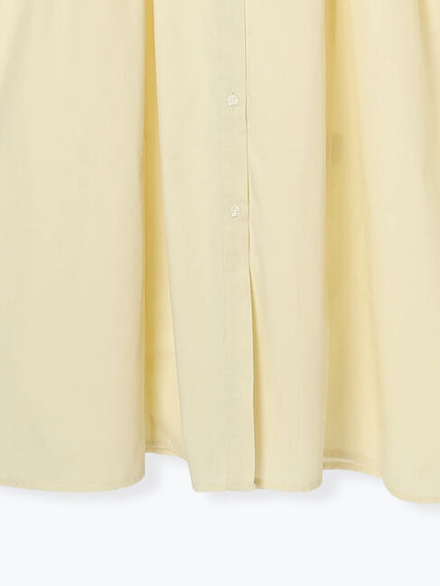 Samansa Mos2 blue「◎サイドギャザーシャツワンピース」|ワンピース|