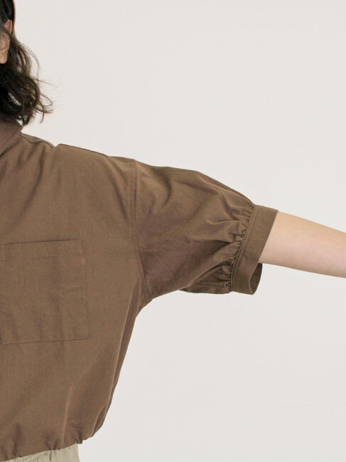 Samansa Mos2「ショート丈シャツ」|シャツ・ブラウス|