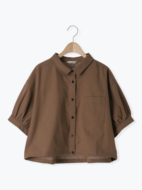 Samansa Mos2「ショート丈シャツ」|シャツ・ブラウス|