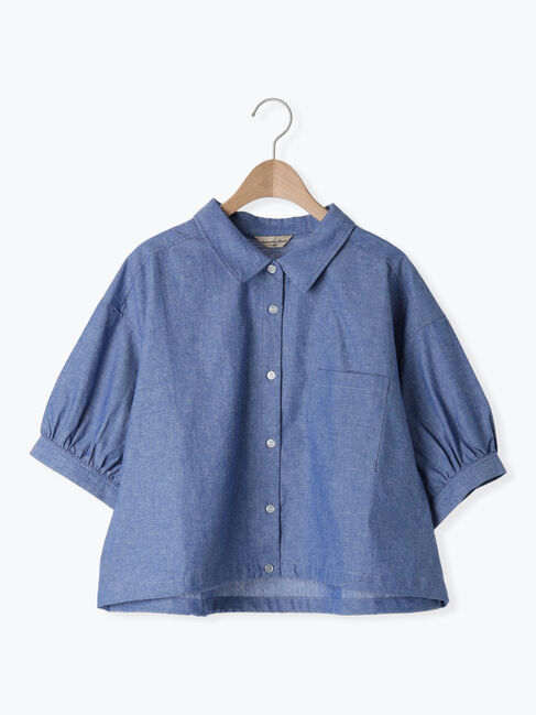 Samansa Mos2「ショート丈シャツ」|シャツ・ブラウス|