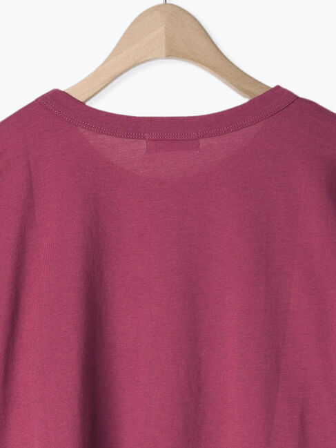 Samansa Mos2「【オーガニックコットン】ロゴプリントTシャツ」|Tシャツ・カットソー|