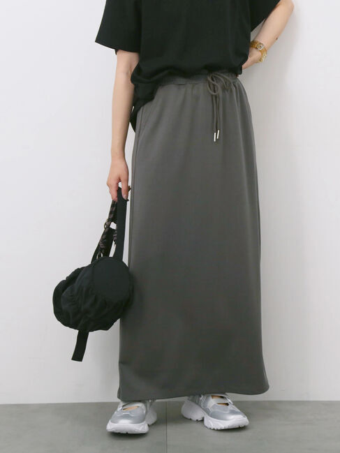 Samansa Mos2 blue「ポンチナロースカート」|スカート|