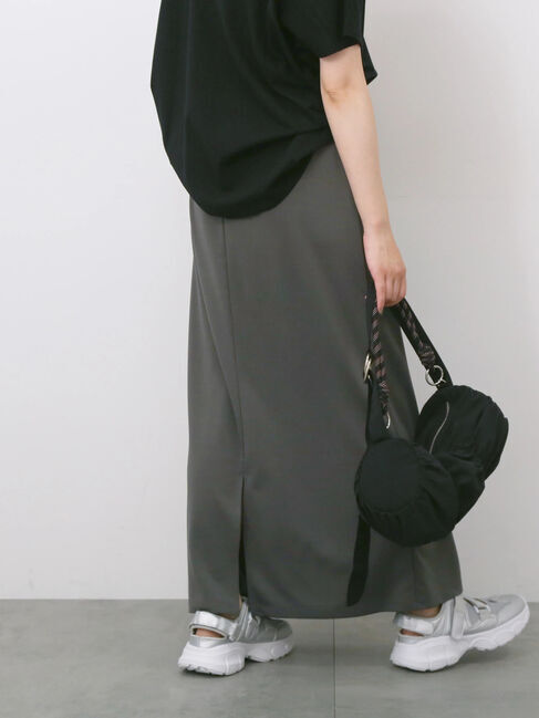 Samansa Mos2 blue「ポンチナロースカート」|スカート|