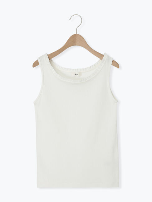 SM2「テレコ襟フリルタンクトップ」|Tシャツ・カットソー|