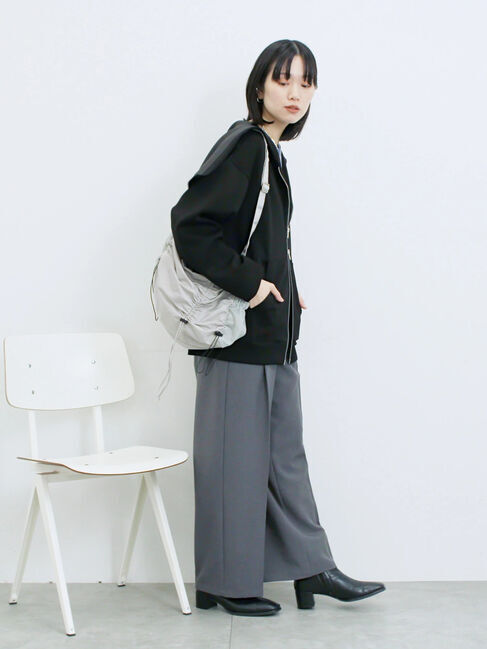 Samansa Mos2 blue「ナイロンシャーリングバッグ」|その他|