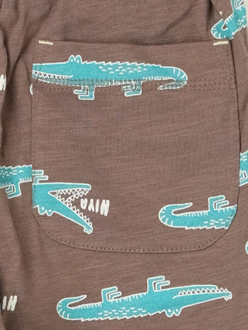 Samansa Mos2 Lagom「【吸水速乾】ワニ柄スラブカットパンツ」|その他|