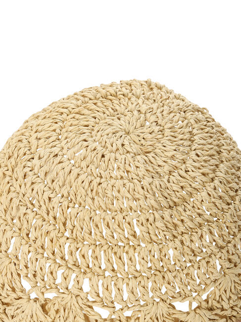 Samansa Mos2 Lagom「透かし編みペーパーハット」|その他|