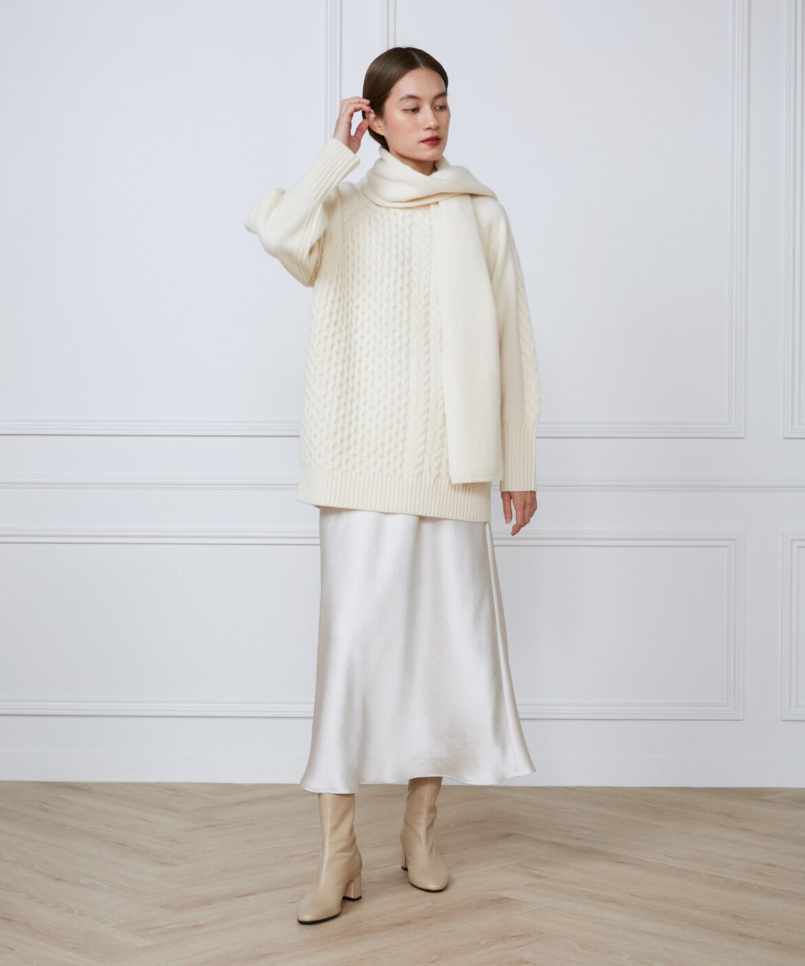 INED「ニットストール」|ストール|