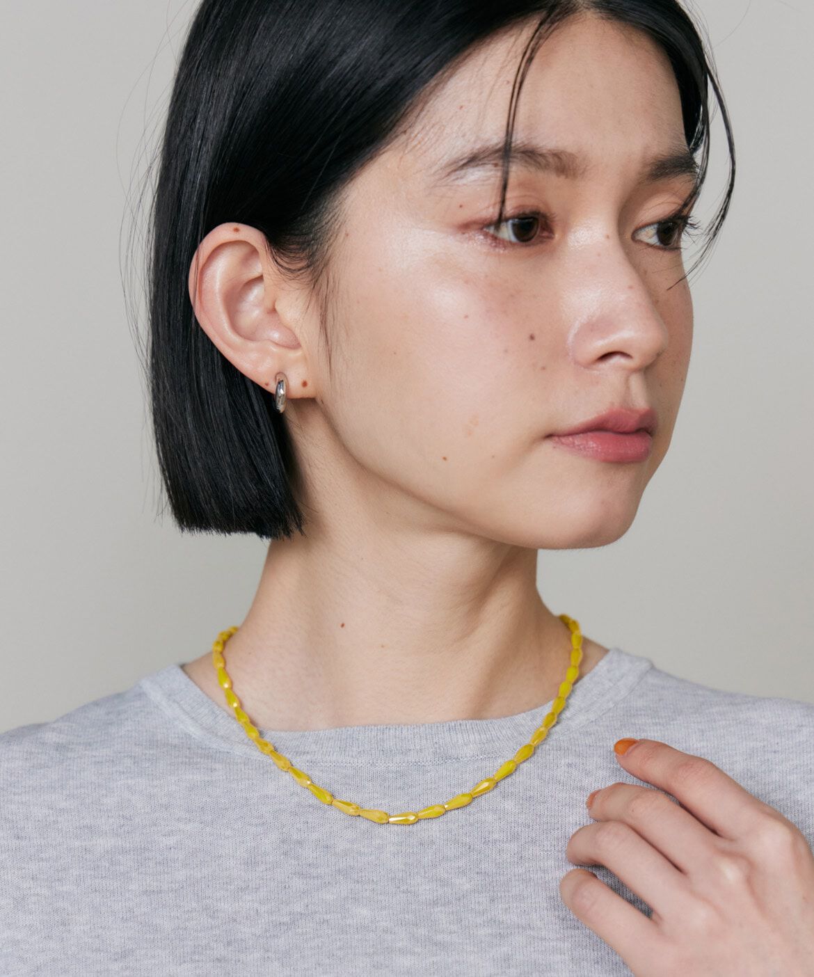 DAY by DAY it&rsquo;s international「カラービジューネックレス」|ネックレス|イエロー