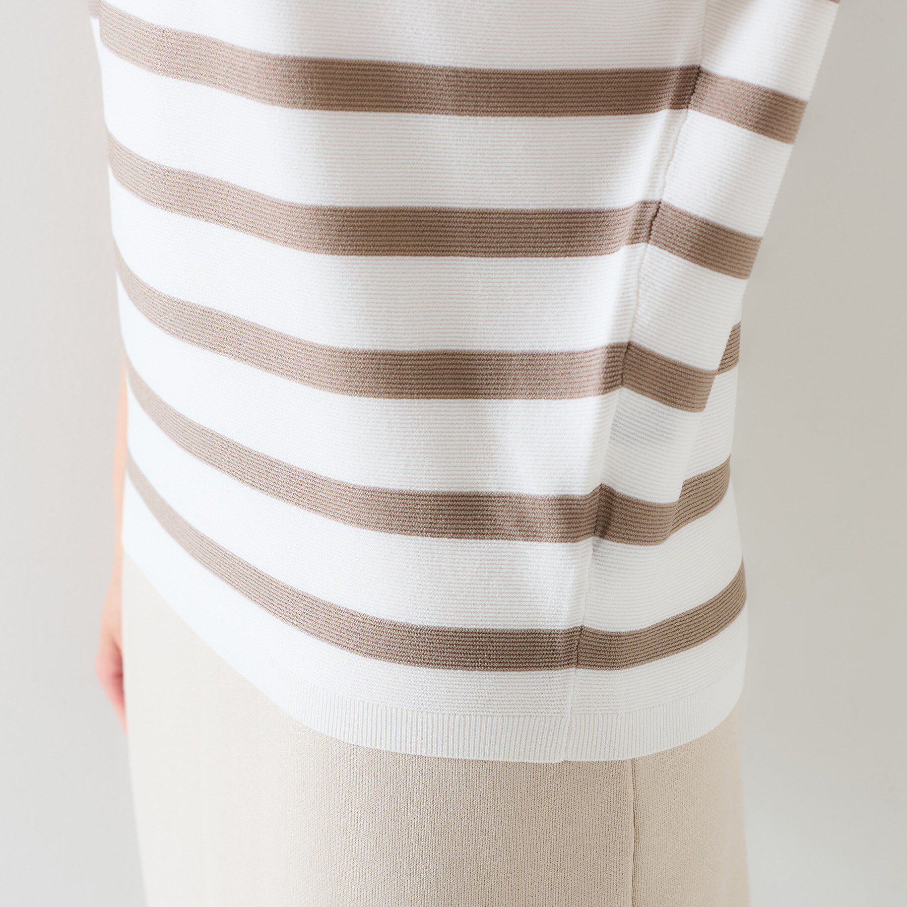 UNTITLED「【12色展開/体型カバー/2way】バウンドスリーブニット」|ニット・セーター|