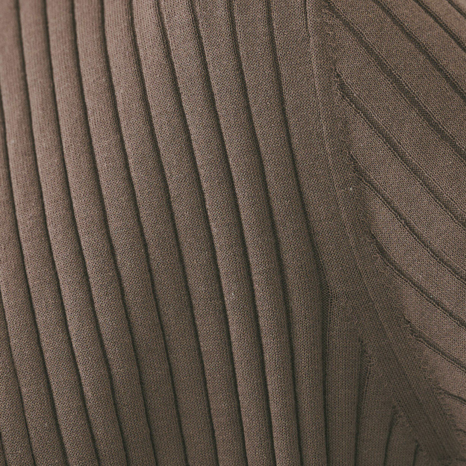 UNTITLED「【五分袖/タイト】コットンリネン2WAYニット」|ニット・セーター|