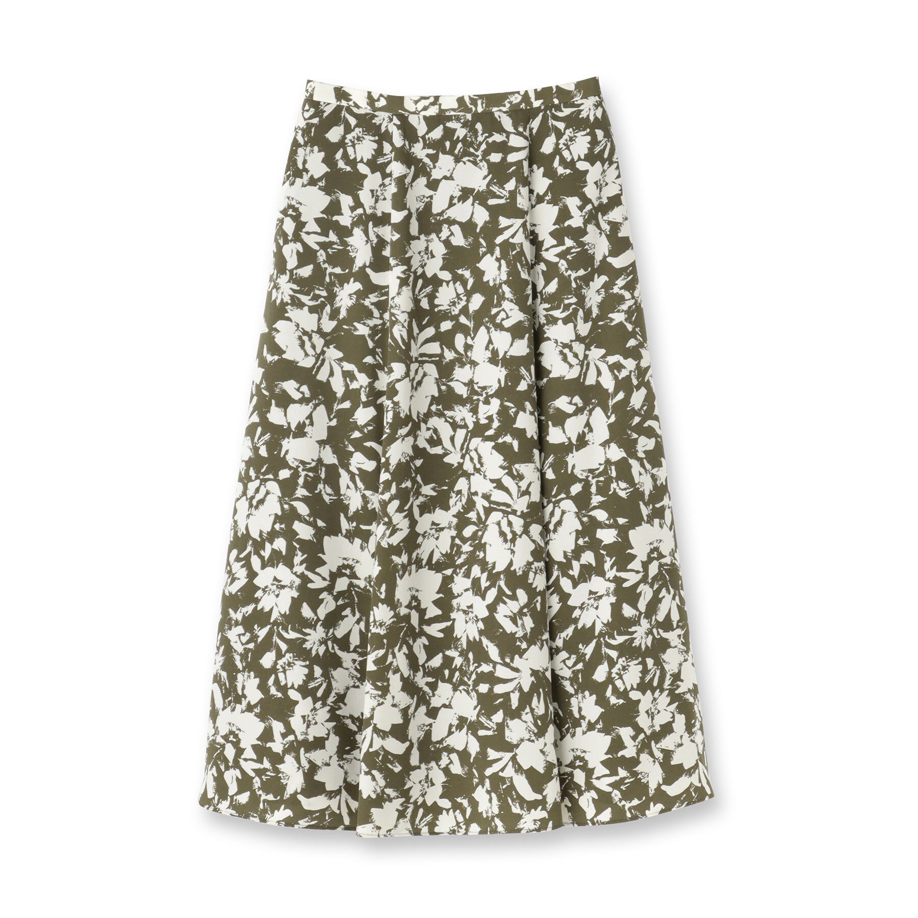 UNTITLED「【セットアップ可/後ろウエストゴム】モザイクフラワー柄スカート」|スカート|