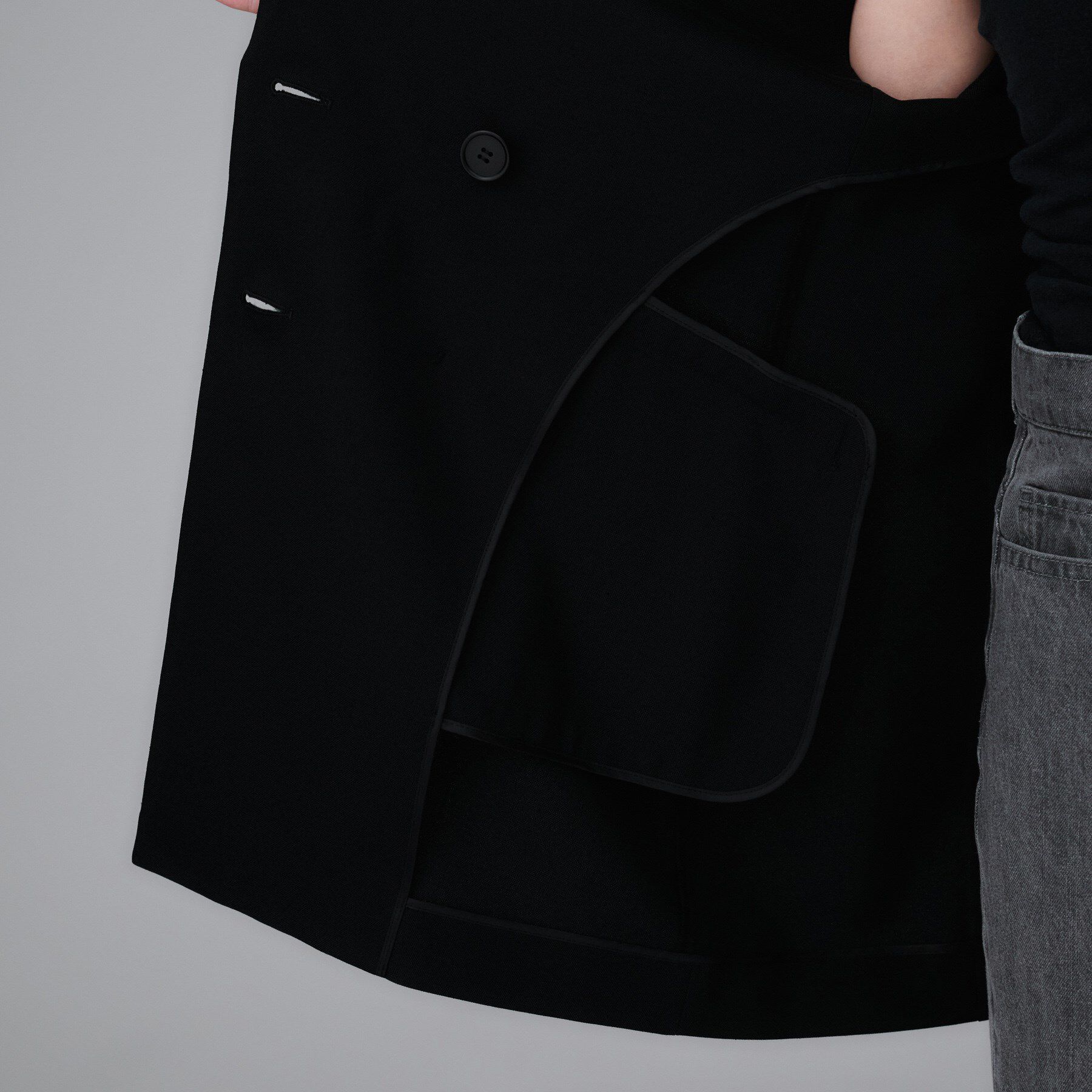 UNTITLED「【セットアップ可/洗える】スラブテーラードカラージレ」|ベスト・ジレ|