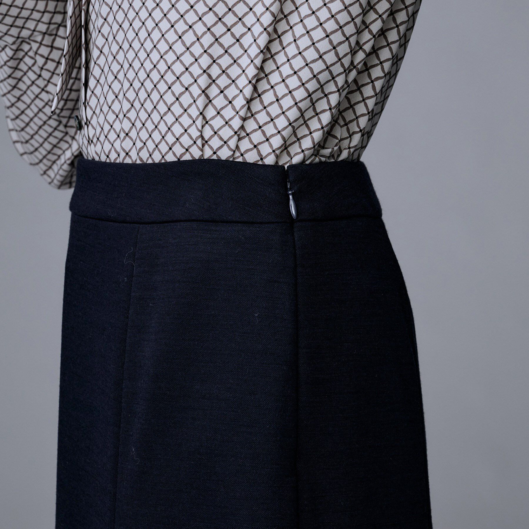 UNTITLED「【洗えるスーツ/ストレッチ】ウール混ジャージ マーメイドスカート」|スカート|