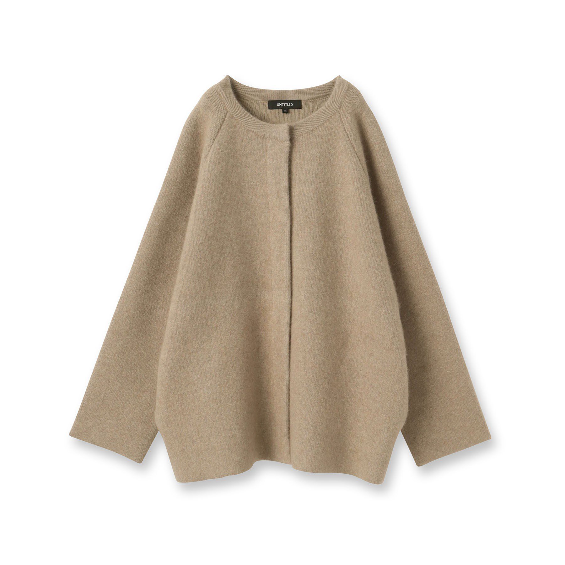 UNTITLED「【軽アウター/ミドル丈】ウールニットコーディガン」|カーディガン|
