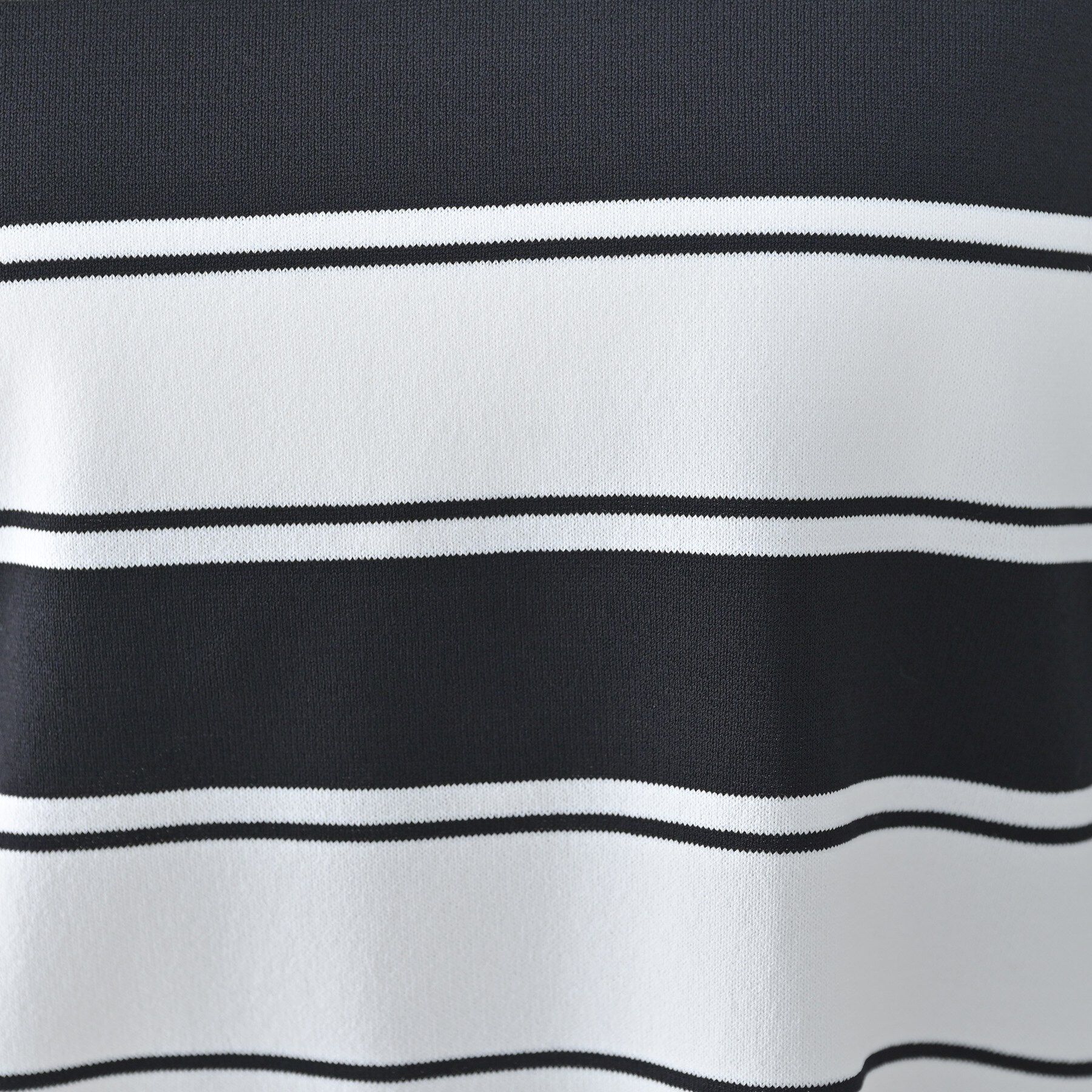 UNTITLED「【洗える/ゆったり】ボーダーボートネックニット」|ニット・セーター|