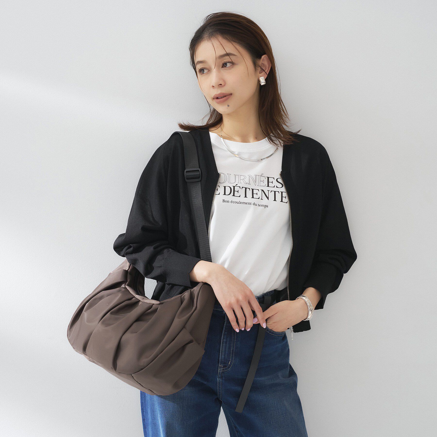 UNTITLED「【はっ水ナイロン】タックショルダーバック」|ショルダー・メッセンジャー|