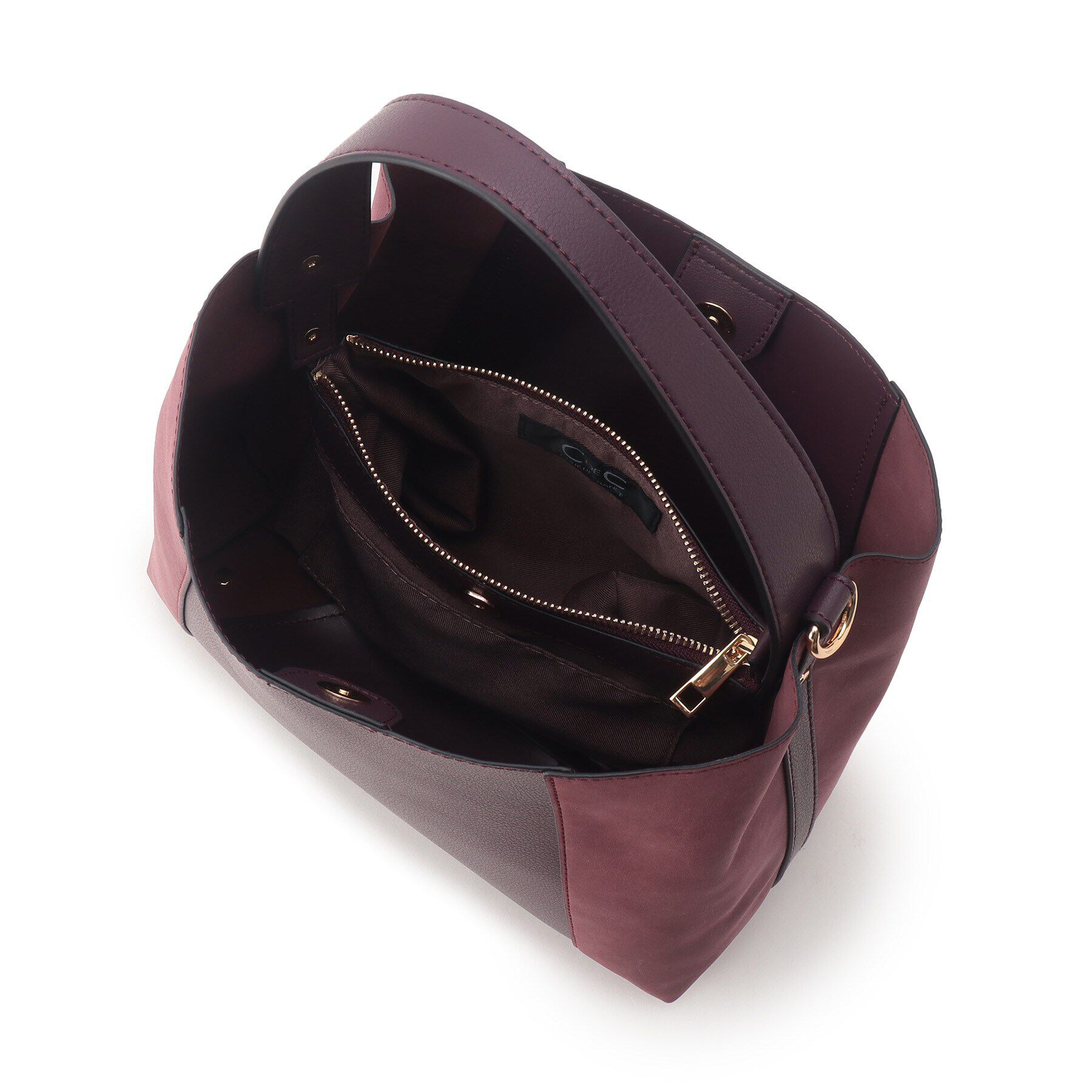 COUP DE CHANCE「【2WAY】フェイクスエードコンビ ワンハンドルバッグ」|ショルダー・メッセンジャー|