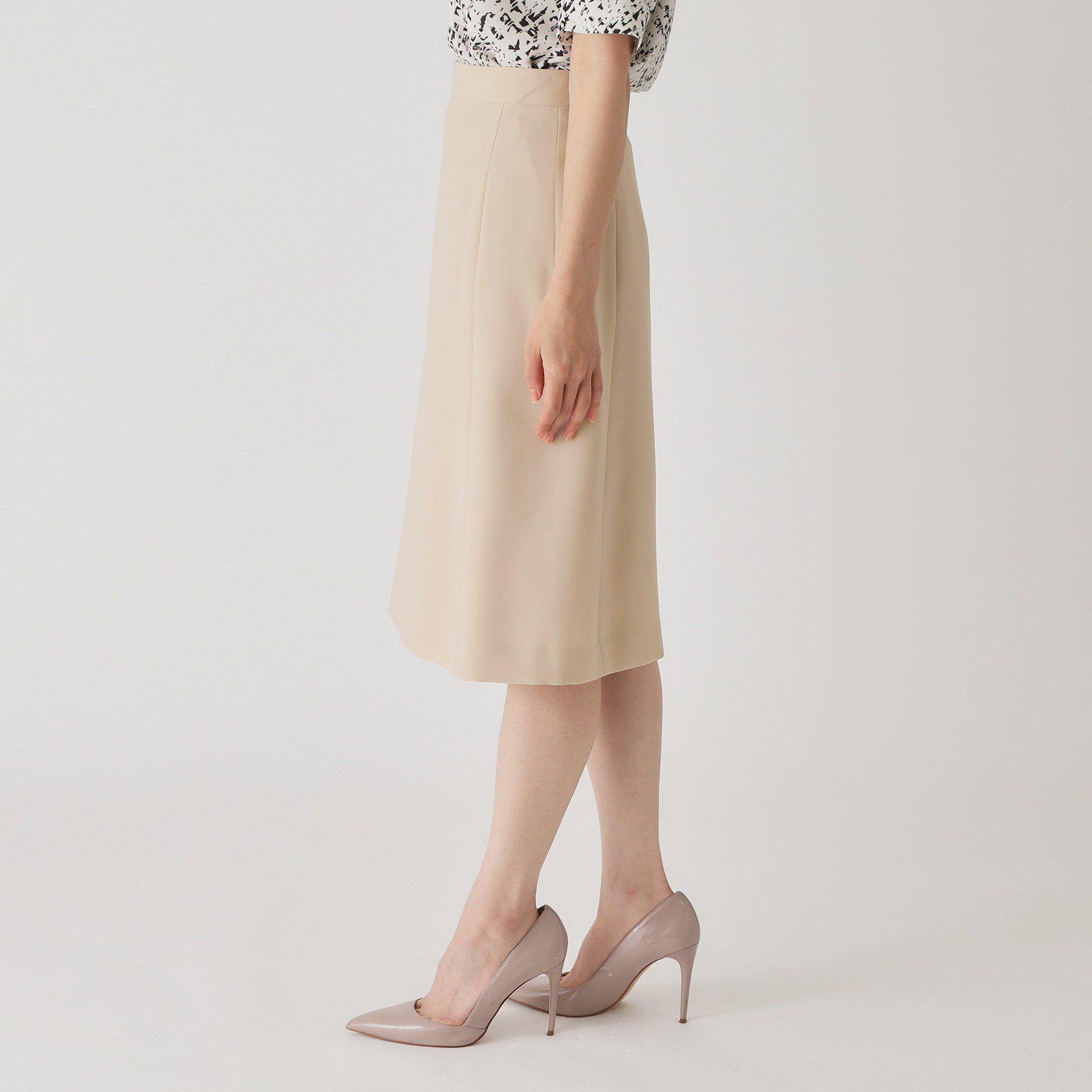 COUP DE CHANCE「【手洗い可／日本製】セミフレアスカート」|スカート|