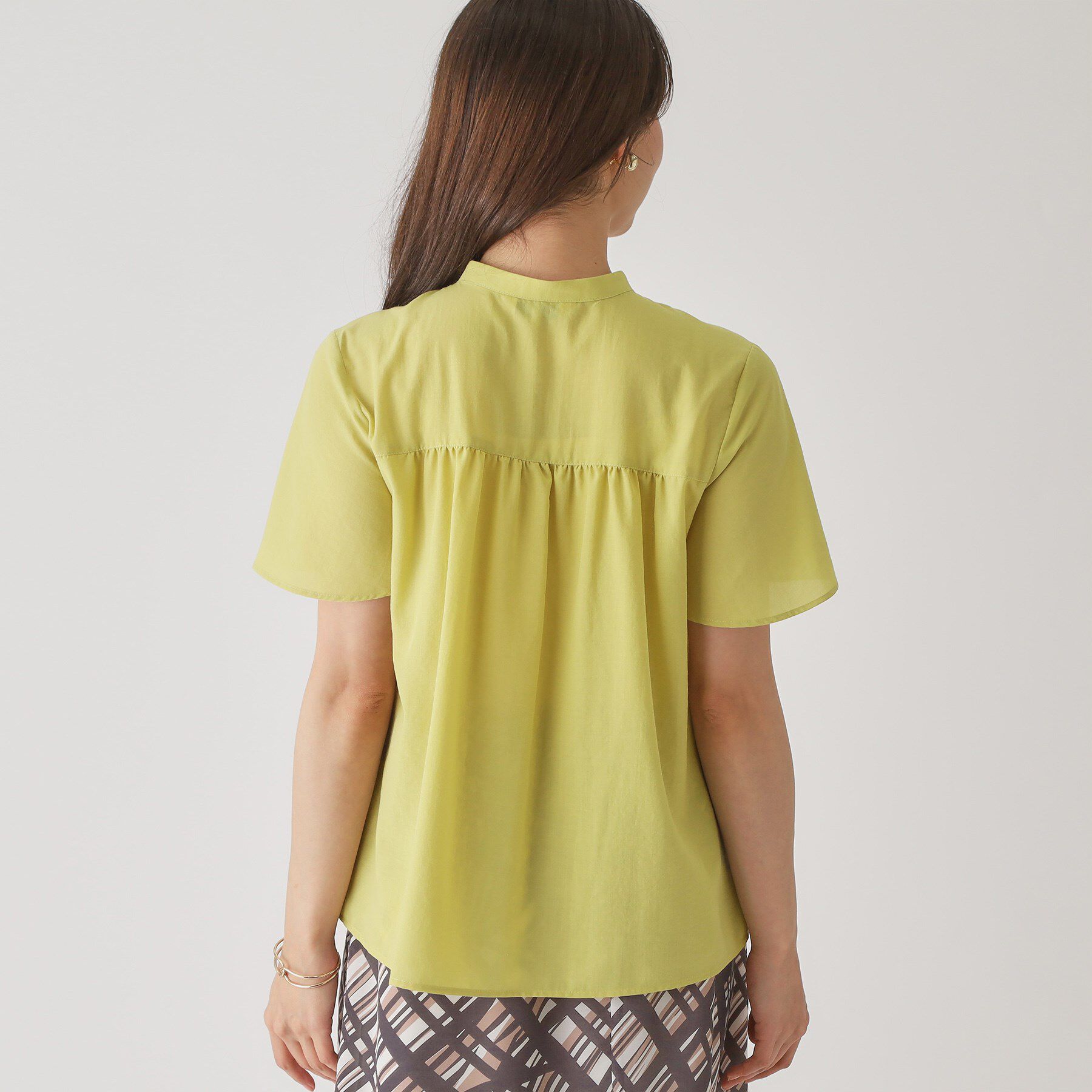 COUP DE CHANCE「【手洗い可】タックデザインブラウス」|シャツ・ブラウス|