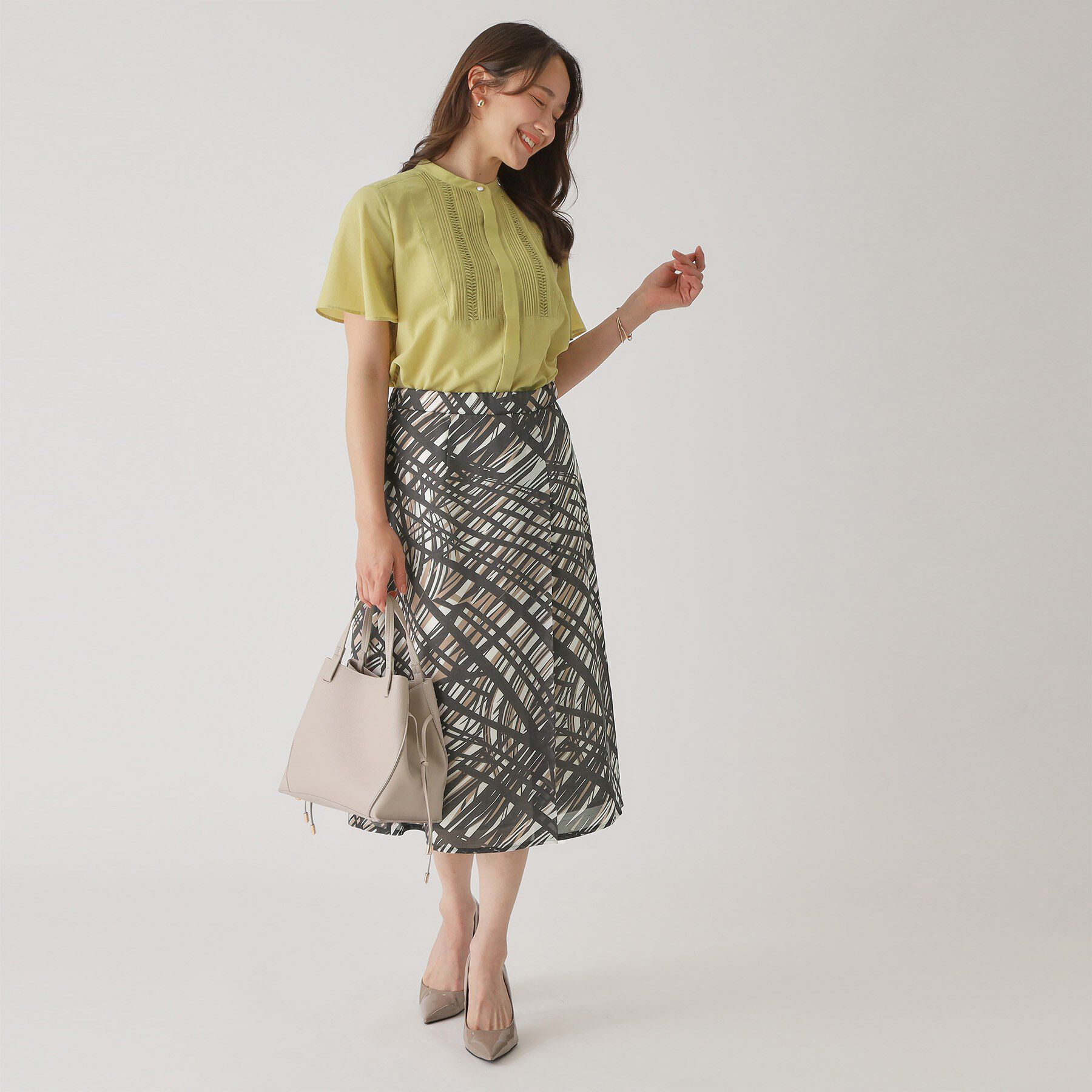 COUP DE CHANCE「【手洗い可／日本製】チェック柄のスカート」|スカート|