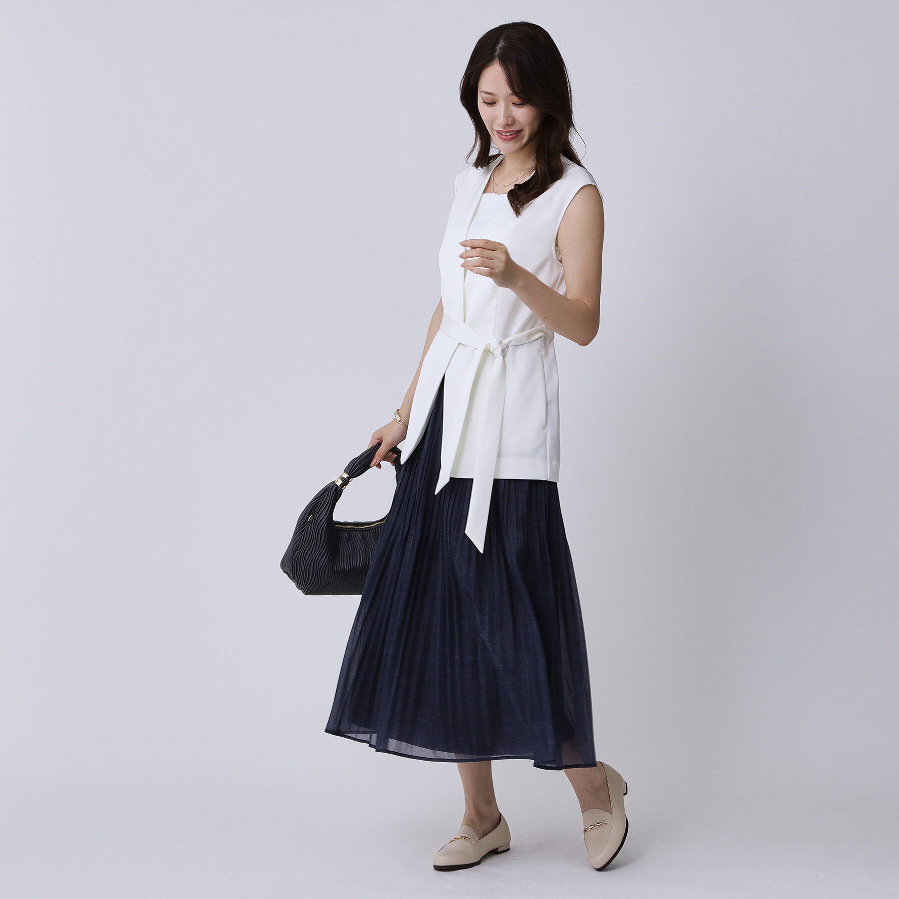 COUP DE CHANCE「【手洗い可／日本製】カラーレスジレ」|ベスト・ジレ|