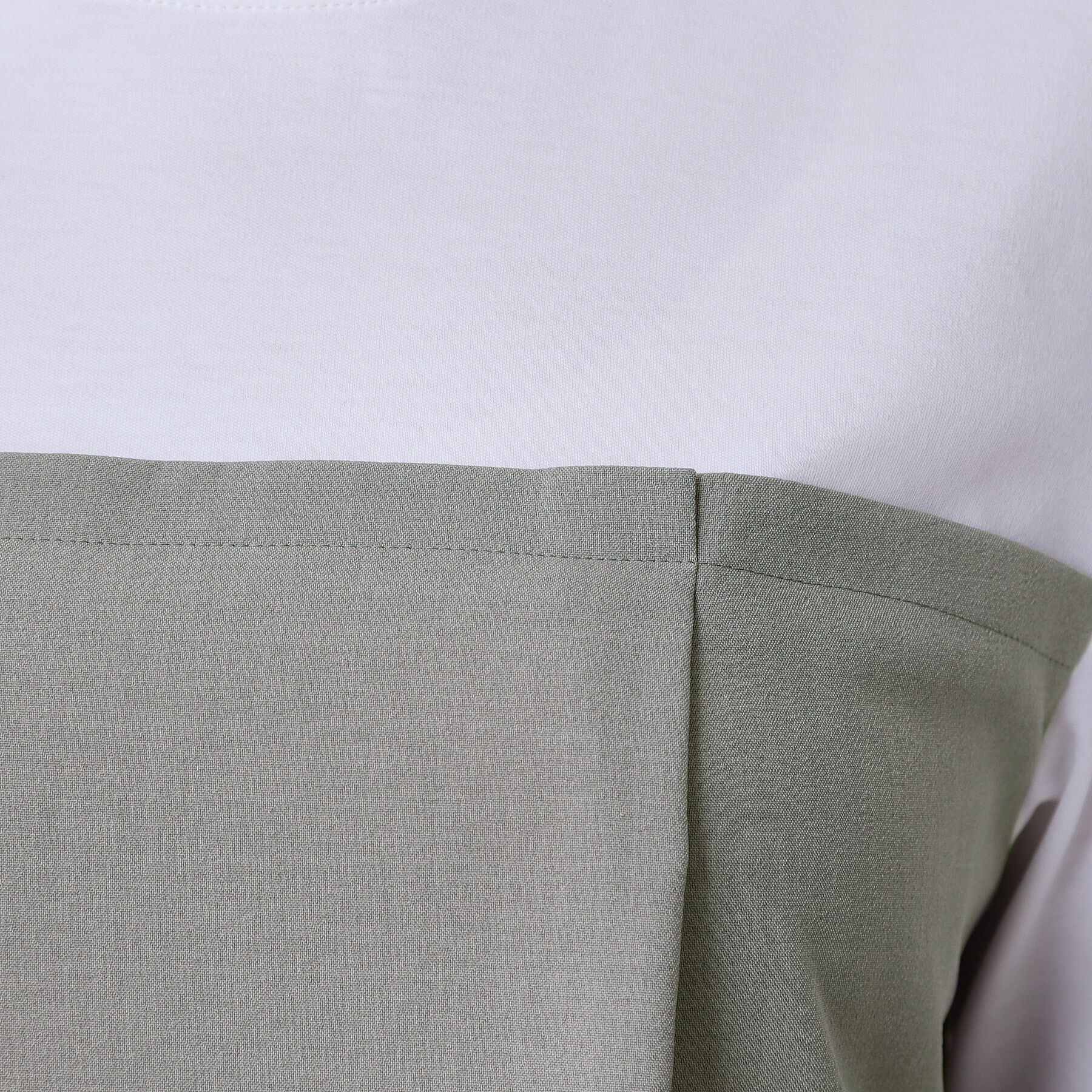 COUP DE CHANCE「【手洗い可／セットアップ可】レイヤード風カットソー」|Tシャツ・カットソー|