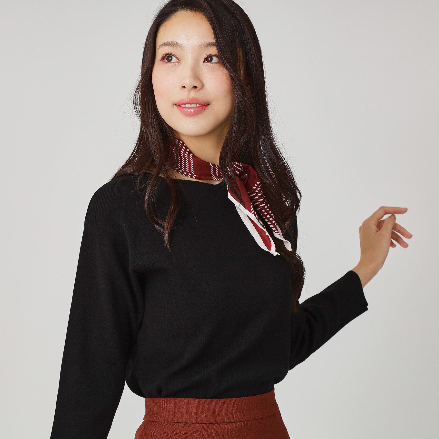 COUP DE CHANCE「【手洗い可】ハートネックのニットトップス」|ニット・セーター|