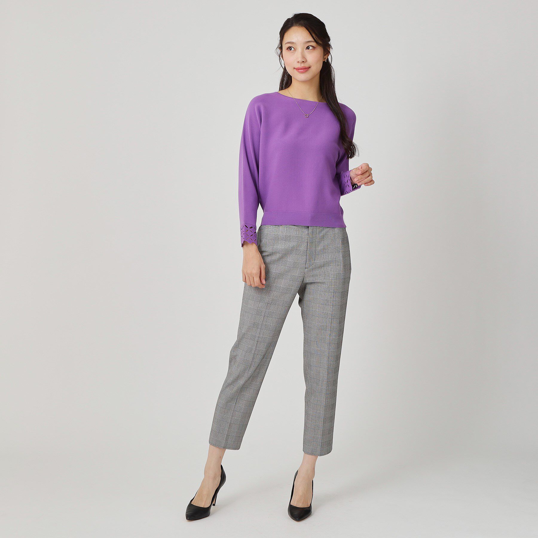 COUP DE CHANCE「【手洗い可／日本製／ストレッチ】定番センタープレス入りパンツ」|その他|