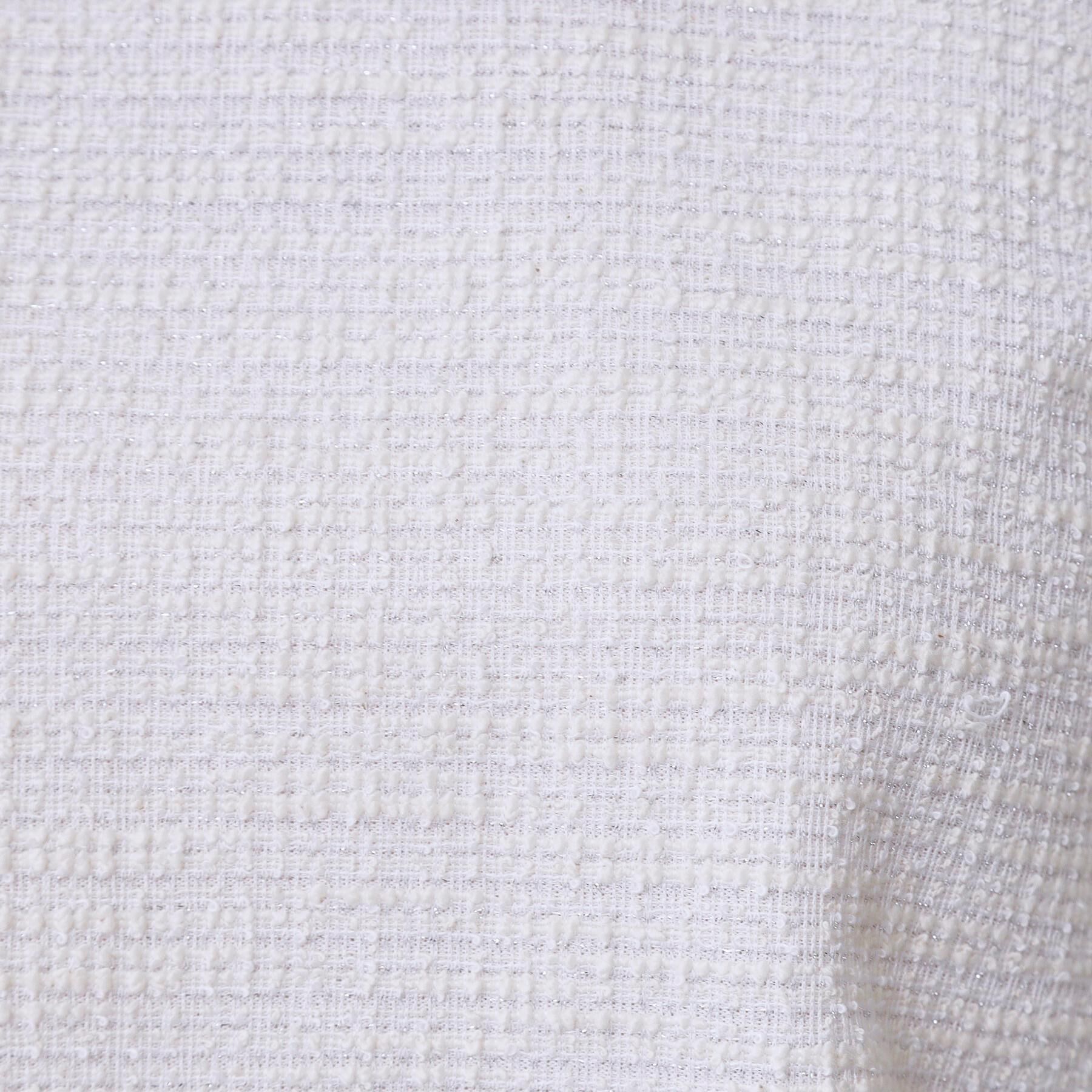 COUP DE CHANCE「【手洗い可／日本製／ジャージ素材／セットアップ可】ラメ意匠素材トップス」|Tシャツ・カットソー|