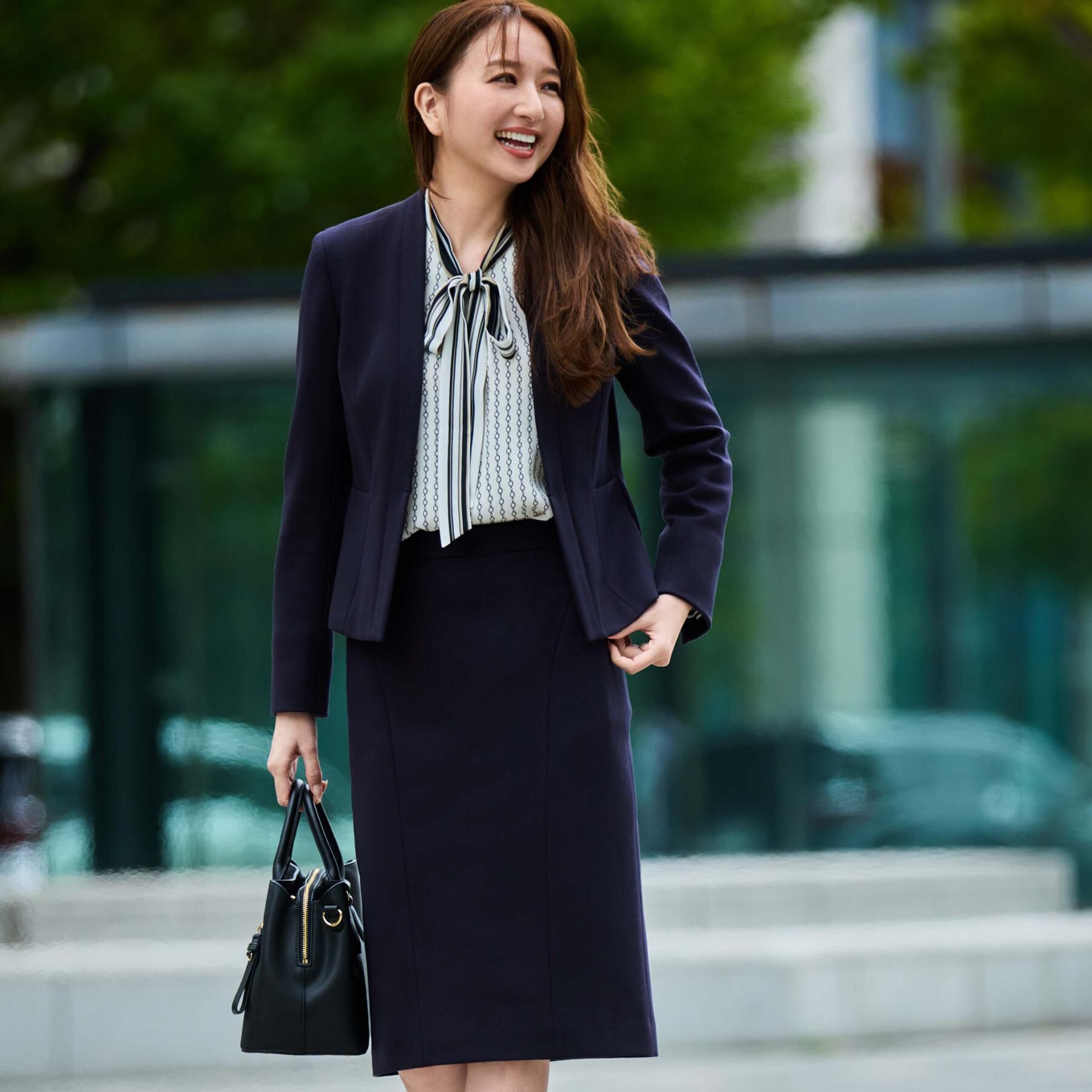 COUP DE CHANCE「【日本製／セットアップ可】ジャージ素材タイトシルエットスカート」|スカート|